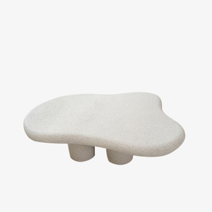 Minimalist Curverd Fiberglas Üst Beton Sehpa