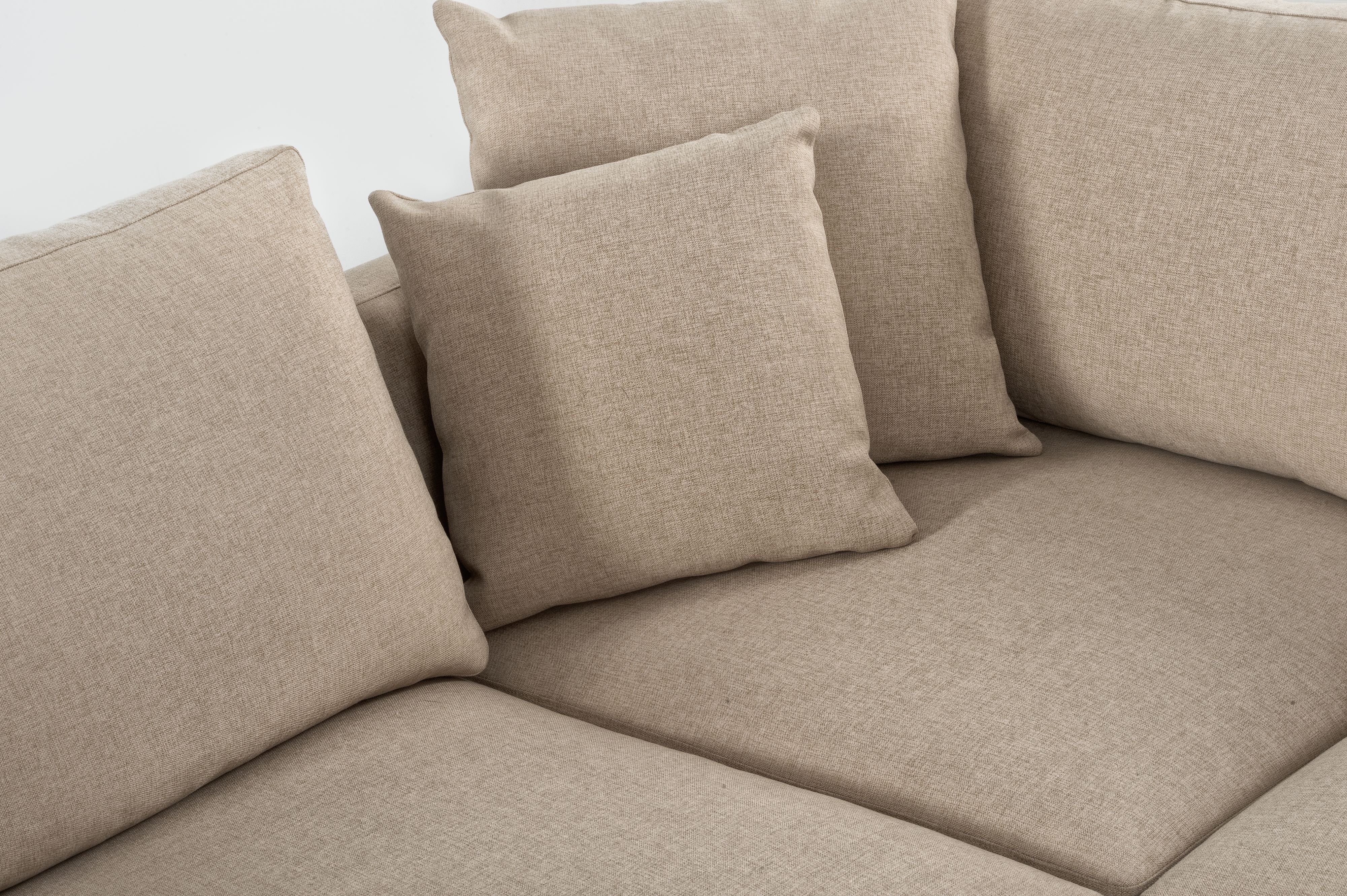 l şeklinde dış mekan kanepesi