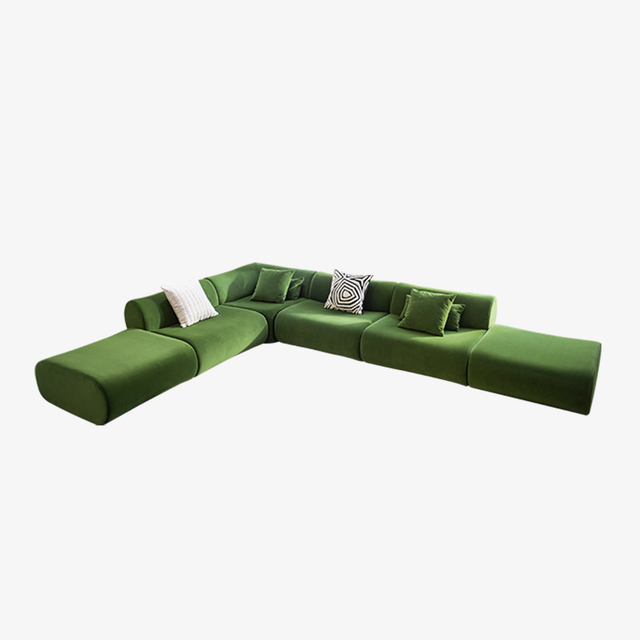 Bambu Tasarımlı Modern Oturma Odası Modüler Koltuk Takımı Osmanlı 