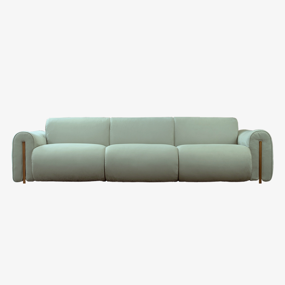 Çıkarılabilir Kolçaklı Modern Çağdaş Üç Kişilik Kanepe