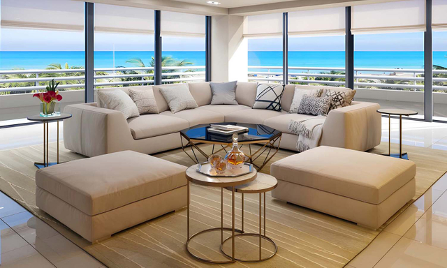 Oturma Odası Köşe Modüler Kanepe Dilimli Kumaş Kanepe